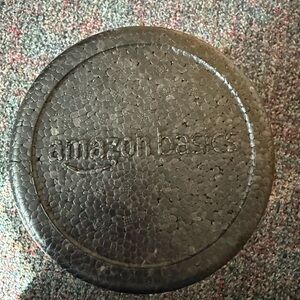 Amazon Basics Black Round Foam Roller